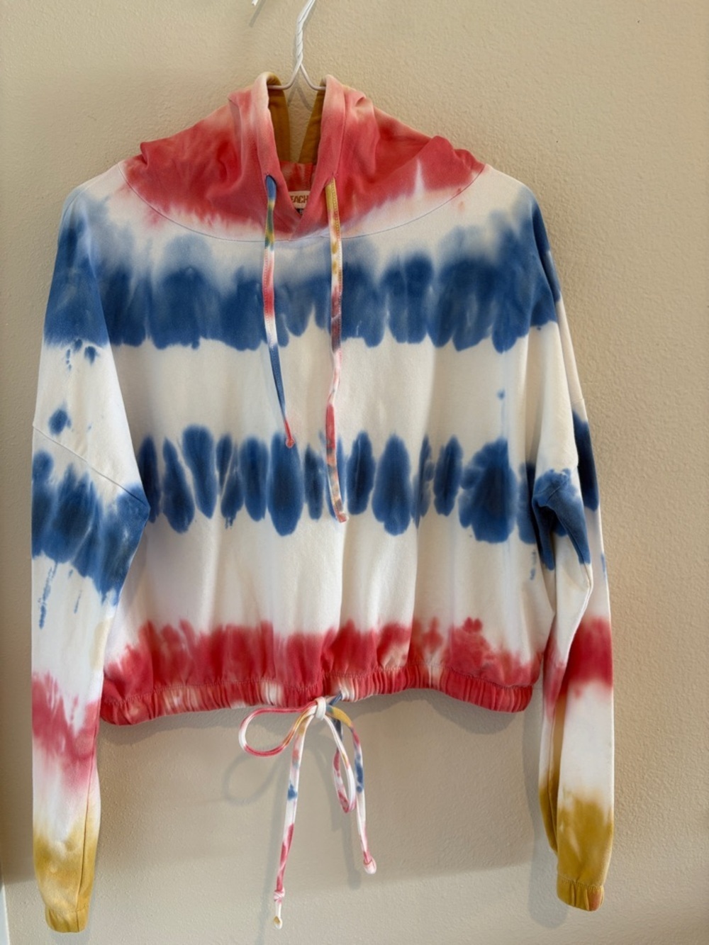 BEACH RIOT CROPPED BRYCE HOODIE IN TIE DYE